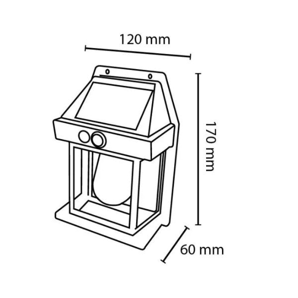 Sfeervolle & Waterdichte Zonnelamp met Sensor
