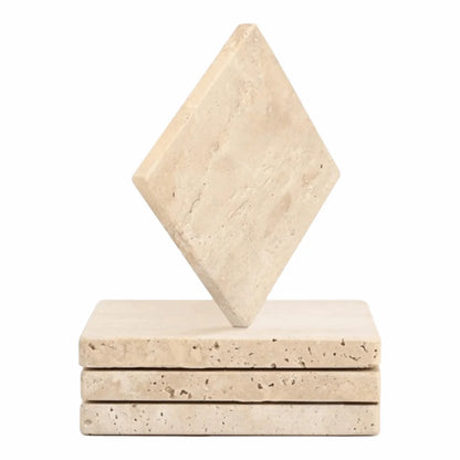 Onderzetters Travertijn (Set van 4)